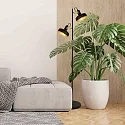 Mexlite Luminaria de pedestal PRATO E14 IP20, regulable