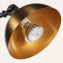 Steinhauer floor lamp PINTINO 1 flame GU10 IP20, black dimmable