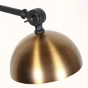Steinhauer floor lamp PINTINO 1 flame GU10 IP20, black dimmable