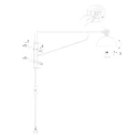Steinhauer wall luminaire PINTINO 1 flame GU10 IP20, black dimmable