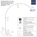 Steinhauer floor lamp RINGLUX IP20, dimmable