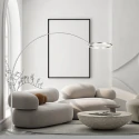 Steinhauer Luminaria de pedestal RINGLUX IP20, regulable