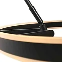 Steinhauer floor lamp RINGLUX IP20, dimmable