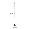 Steinhauer Luminaria de pedestal LUZHAZ IP20, regulable