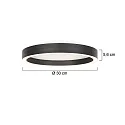 Steinhauer Luminaria de techo RINGLUX IP20, regulable
