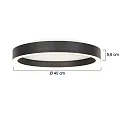 Steinhauer Luminaria de techo RINGLUX IP20, regulable