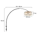 Steinhauer Luminaria de pared SPARKLED LIGHT E27 IP20, regulable