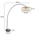 Mexlite Luminaria de pedestal SOLVA E27 IP20, regulable