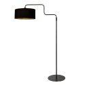 Steinhauer Luminaria de pedestal BLOEBA de 1 llama E27 IP20, negro regulable