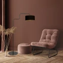 Steinhauer Luminaria de pedestal BLOEBA E27 IP20, regulable