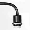 Steinhauer Luminaria de pedestal BLOEBA E27 IP20, regulable