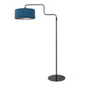 Steinhauer Luminaria de pedestal BLOEBA de 1 llama E27 IP20, negro regulable