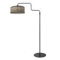 Steinhauer Luminaria de pedestal BLOEBA de 1 llama E27 IP20, negro regulable