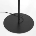 Steinhauer Luminaria de pedestal BLOEBA de 1 llama E27 IP20, negro regulable