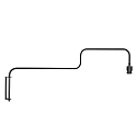 Steinhauer Luminaria de pared BLOEBA E27 IP20, regulable