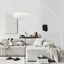Steinhauer floor lamp SPARKLED LIGHT E27 IP20, dimmable