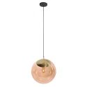 Steinhauer pendant luminaire BOLLIQUE 1 flame E27 IP20, brass dimmable