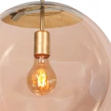 Steinhauer pendant luminaire BOLLIQUE 1 flame E27 IP20, brass dimmable