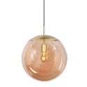 Steinhauer pendant luminaire BOLLIQUE 1 flame E27 IP20, brass dimmable