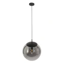 Steinhauer pendant luminaire BOLLIQUE 1 flame E27 IP20, black dimmable