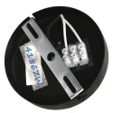 Steinhauer pendant luminaire BOLLIQUE 1 flame E27 IP20, black dimmable