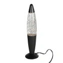 Mexlite Luminaria de mesa VOLCAN de 1 llama IP20, negro 