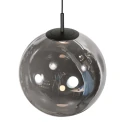 Steinhauer pendant luminaire BOLLIQUE 5 flames IP20, black dimmable
