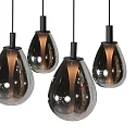 Steinhauer Luminaria colgante GLIMSY IP20, regulable