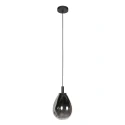 Steinhauer pendant luminaire GLIMSY 1 flame IP20, black dimmable