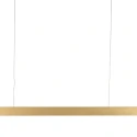 Luminaria colgante BRIGHTLINE de 2 llamas IP20, dorado regulable