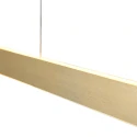 Mexlite pendant luminaire BRIGHTLINE 2 flames IP20, gold dimmable
