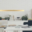 Mexlite pendant luminaire BRIGHTLINE 2 flames IP20, gold dimmable