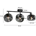 Mexlite Luminaria de pared TENEBRIS E14 IP20, regulable