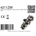 Mexlite wall luminaire TENEBRIS 4 flames E14 IP20, black dimmable