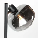 Mexlite floor lamp TENEBRIS 2 flames E14 IP20, black dimmable