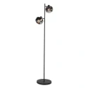 Mexlite floor lamp TENEBRIS 2 flames E14 IP20, black dimmable