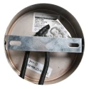 Steinhauer pendant luminaire HALO CIRQUE 1 flame E27 IP20, grey dimmable