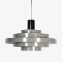 Steinhauer pendant luminaire HALO CIRQUE 1 flame E27 IP20, grey dimmable
