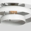 Steinhauer pendant luminaire HALO CIRQUE 1 flame E27 IP20, white dimmable