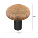 Mexlite table lamp BLOEBA E27 IP20, dimmable