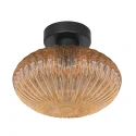 ceiling luminaire AURELIO 1 flame E27 IP20, black dimmable
