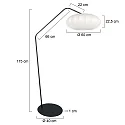anne light & home floor lamp ZIG-ZAG E27 IP20, dimmable