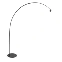 anne light & home arc luminaire CURVE 1 flame E27 IP20, black dimmable