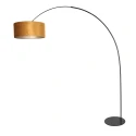 anne light & home arc luminaire CURVE 1 flame E27 IP20, black dimmable