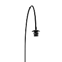 anne light & home Luminaria de pedestal CURVE E27 IP20, regulable