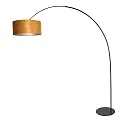 anne light & home Luminaria de pedestal CURVE E27 IP20, regulable