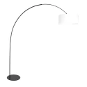 anne light & home arc luminaire CURVE 1 flame E27 IP20, black dimmable