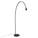 anne light & home Luminaria de pedestal CURVE E27 IP20, regulable