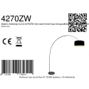 anne light & home arc luminaire CURVE 1 flame E27 IP20, black dimmable