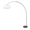 anne light & home arc luminaire CURVE 1 flame E27 IP20, black dimmable